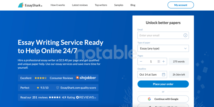 is essayshark.com legitimate